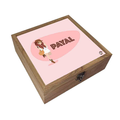 Customized Jewellery Organizer Box for Girls - Pink Nutcase