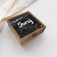 Personalized Jewellery Storage Box - Black Marble Nutcase