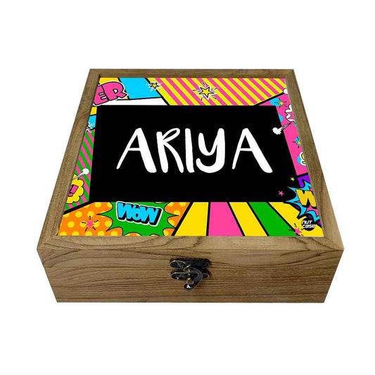 Customized Wooden Jewelry Containers Box - Comic Style Nutcase