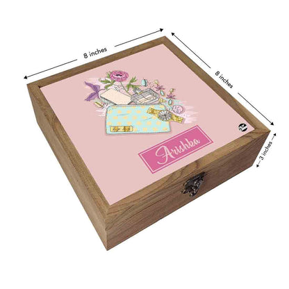 Customized Jewellery and Makeup Box for Girls  - Rose Perfume Nutcase