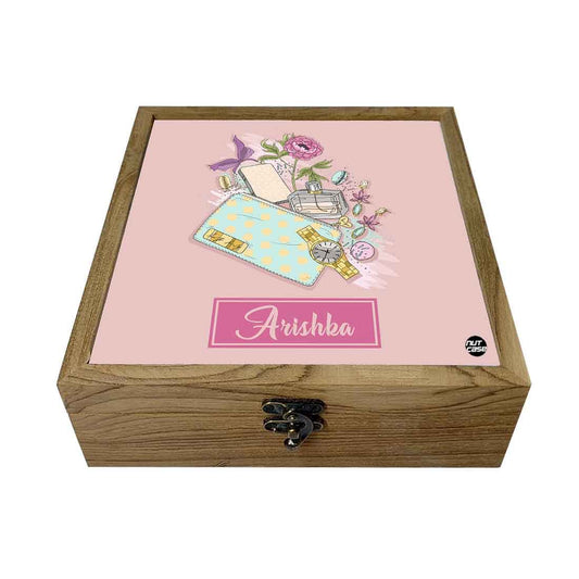 Customized Jewellery and Makeup Box for Girls  - Rose Perfume Nutcase