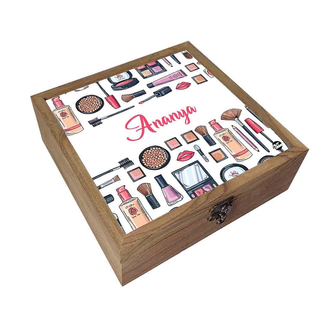 Customized Jewellery Storage Box for Girls Makeup - Luxury Nutcase