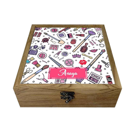 Personalized Jewellery Box in Wood for Girls - Fashion Jewellery Nutcase