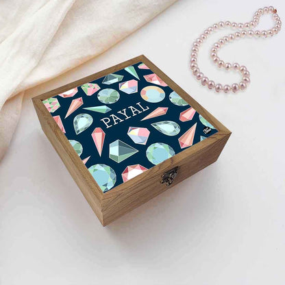 Custom Wooden Jewelry Box Organizer - Diamond Nutcase