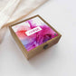 Personalized Jewellery Box in Wood for Women - Pink Watercolor Nutcase