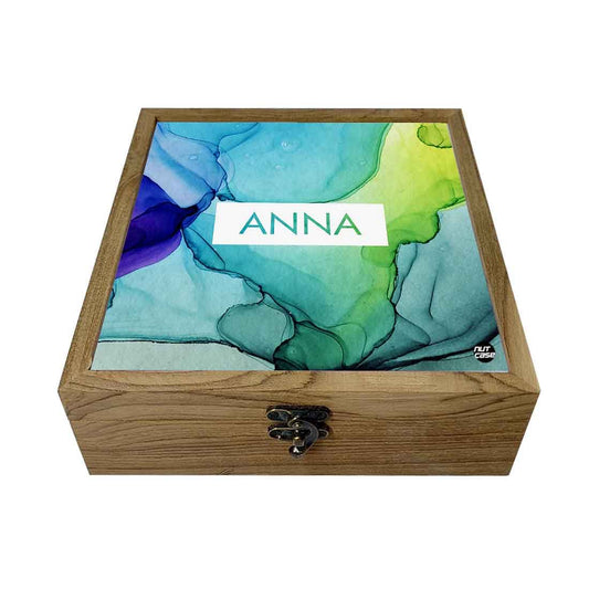 Customized Jewellery Storage Box for Girls - Watercolor Nutcase