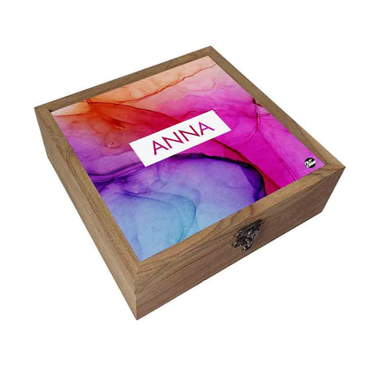 Customized Wooden Jewelry Box for Girls -  Multicolor Nutcase