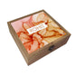 Personalized Jewellery Makeup Organizers Storage Box Wooden - Orange Watercolor Nutcase