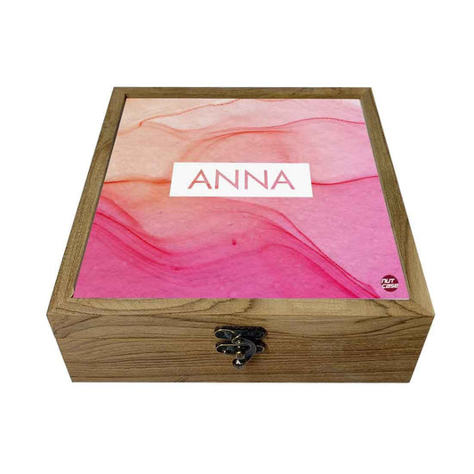 Personalized Jewellery Holder Box for Women - Watercolor Nutcase