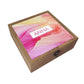 Personalized Jewellery Box for Women - Pink Golden Ink Watercolor Nutcase
