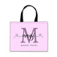 Nutcase Personalized Tote Bag for Women Gym Beach Travel Shopping Fashion Bags with Zip Closure and Internal Pocket to keep cash/valuables - Purple Shade Nutcase