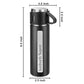 Customized Thermos Coffee Cup Travel Stainless Steel Vacuum Flask - Add Full Name