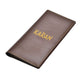 Customized Passport Case Leather Travel Organizer for Men - Add Name