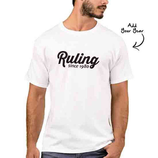 Personalized   Men's T-Shirt Poly Cotton Tees  - Ruling Nutcase