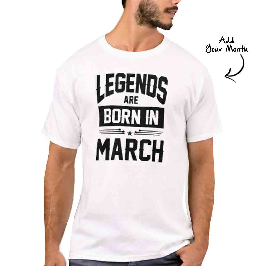 Personalized   Men's T-Shirt Poly Cotton Tees  - Legends Nutcase