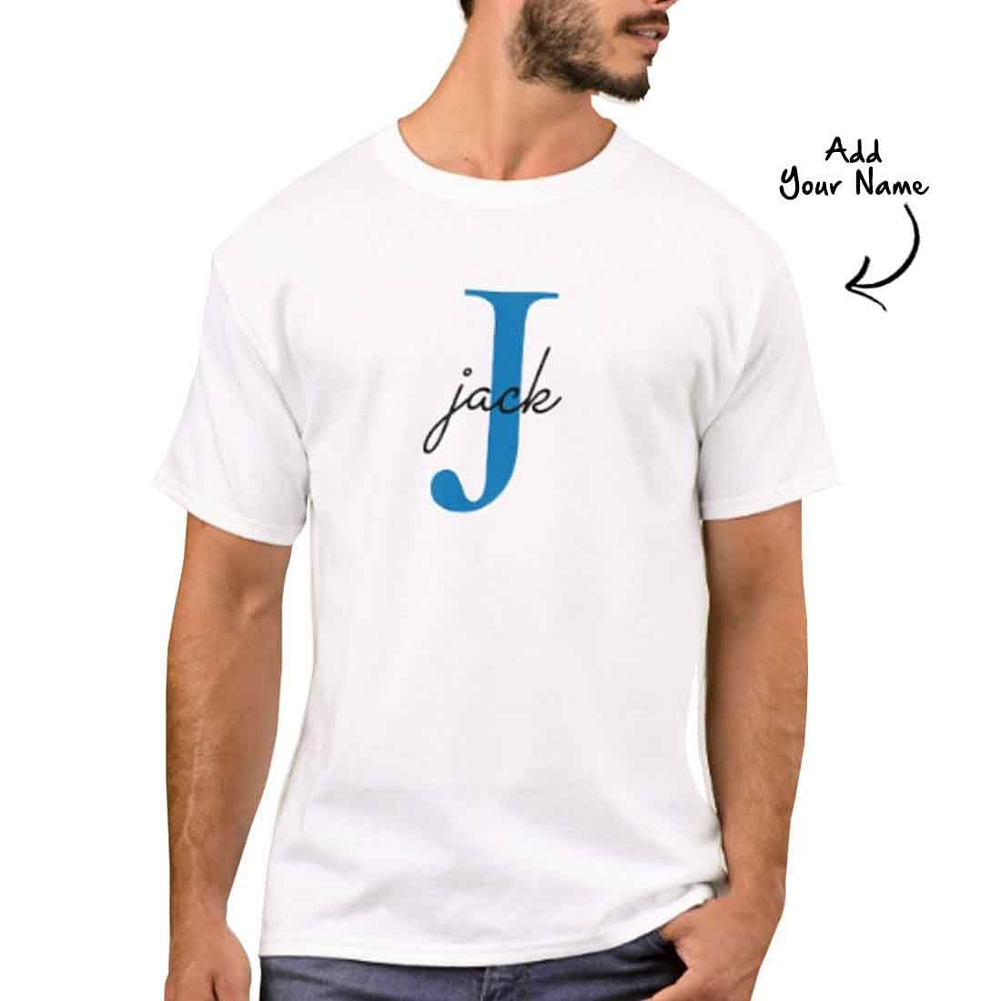 Personalized   Men's T-Shirt Poly Cotton Tees  - Blue Nutcase