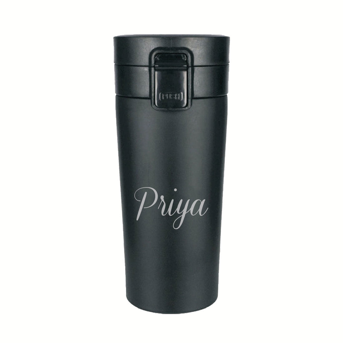 Customized Insulated Coffee Travel Mug With Name Engraved (350 ML) - Name