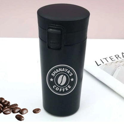 Customized Travel Coffee Mug Insulated for Travelling (380 ML) - Coffee