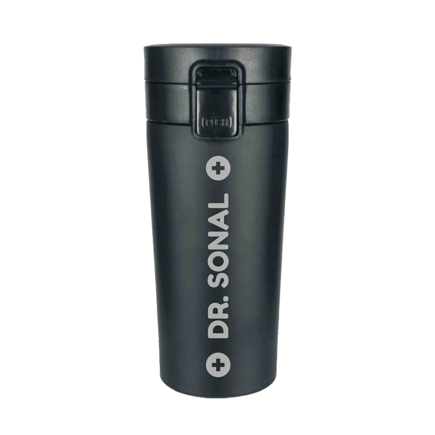 Personalised Coffee Tumbler With Lid for Travelling Portable Flask Sipper (380 ML) - Gift for Doctors