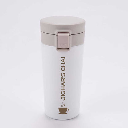 Personalized Coffee Tumbler for Office Travelling Car Vacuum Flask (380 ML) - Tea Cup