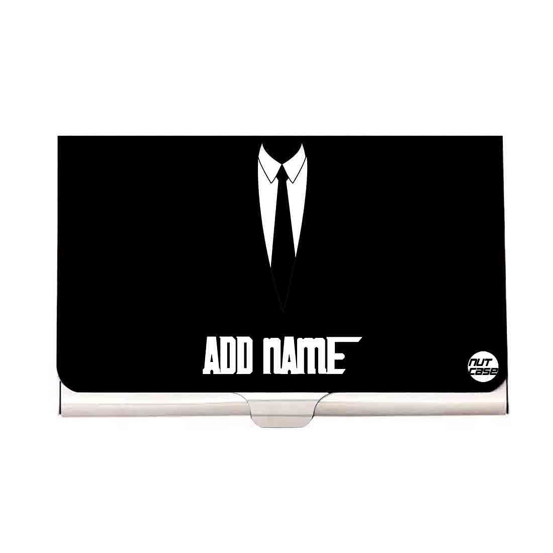 Personalized Visiting Card Holder Case - Suit Up - Nutcase Cool Visiting Card Holder Nutcase
