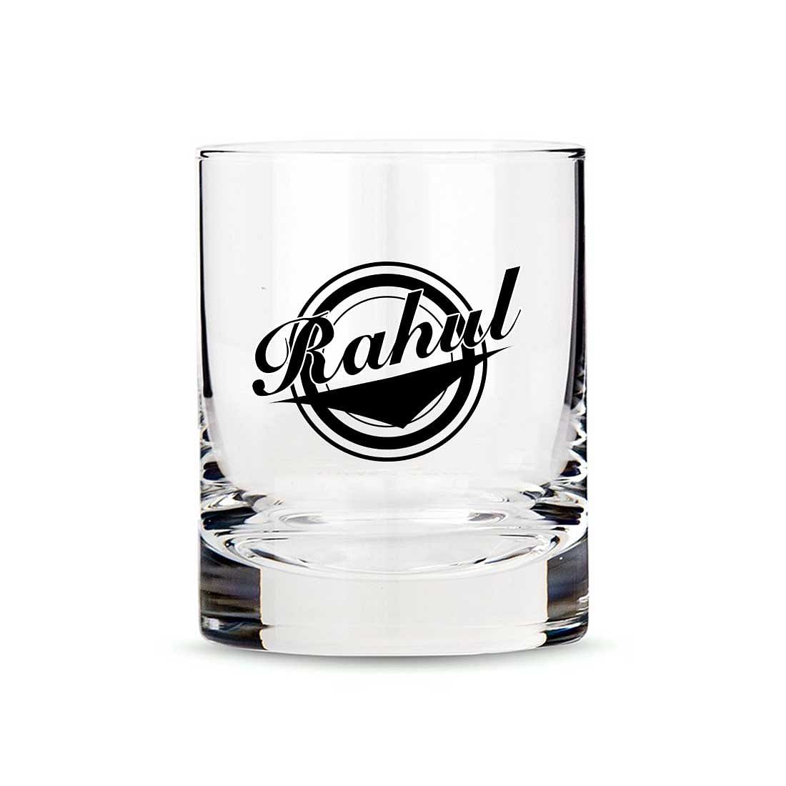 Nice Personalized Whiskey Glass - Gift For Him Husband Boyfriend - Retro Nutcase