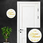 Personalised Round Name Plate for Home Flat Office Door Entrance - Family