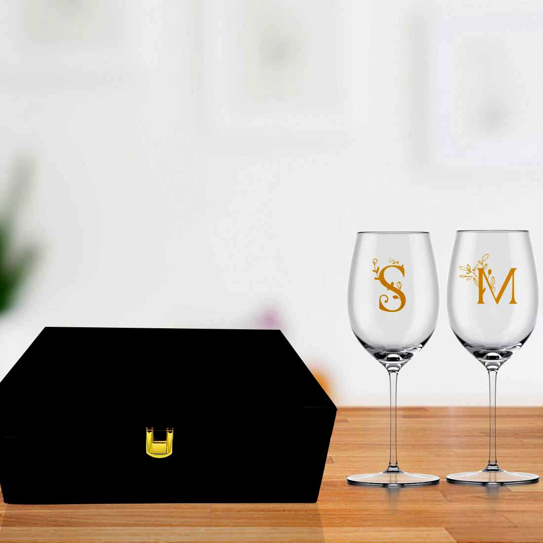 Poinsettia Wine Glass Set - Daree's Designs - Daree's Designs, LLC