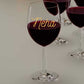 Customized Wine Glasses With Name Engraved Wine Glass - Add Name