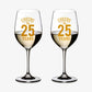 Personalized Wine Glasses Gift Set - Anniversary Gifts for Couples - Cheers