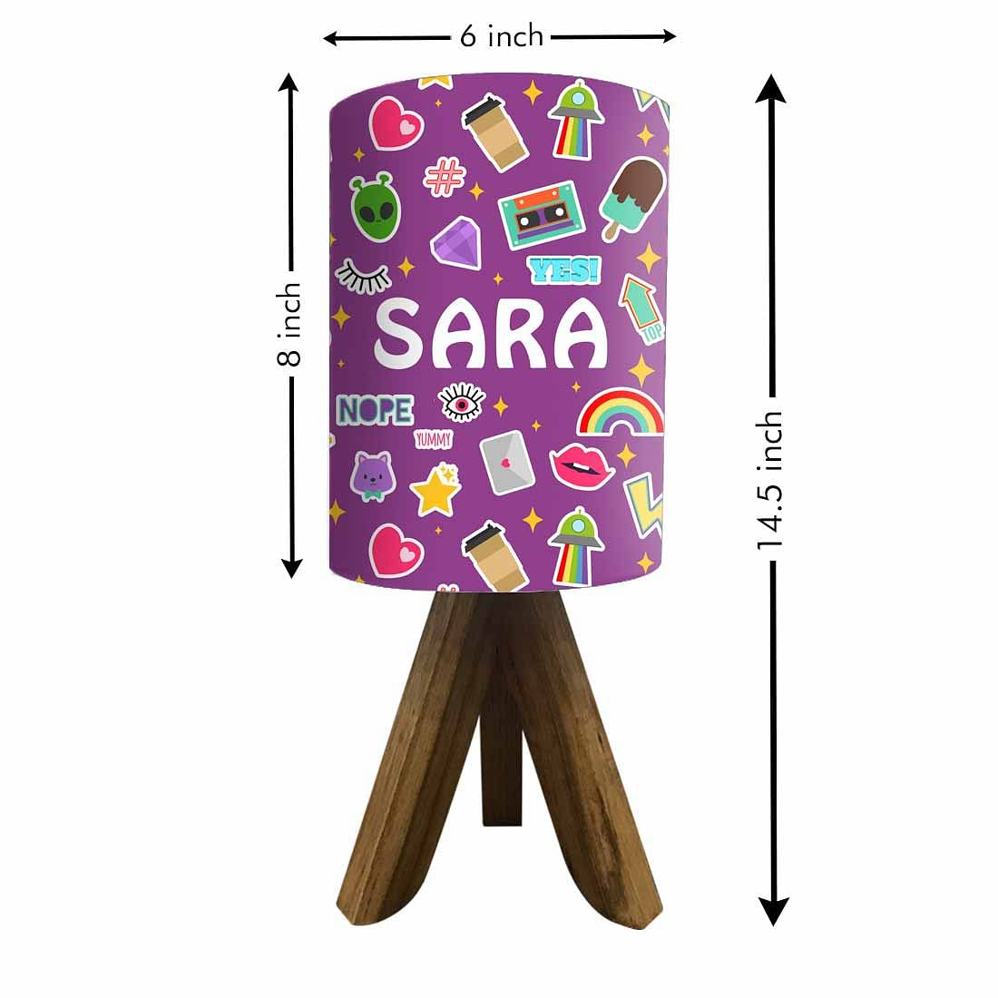 Personalized Tripod Lamp For Living Room - Nope Nutcase