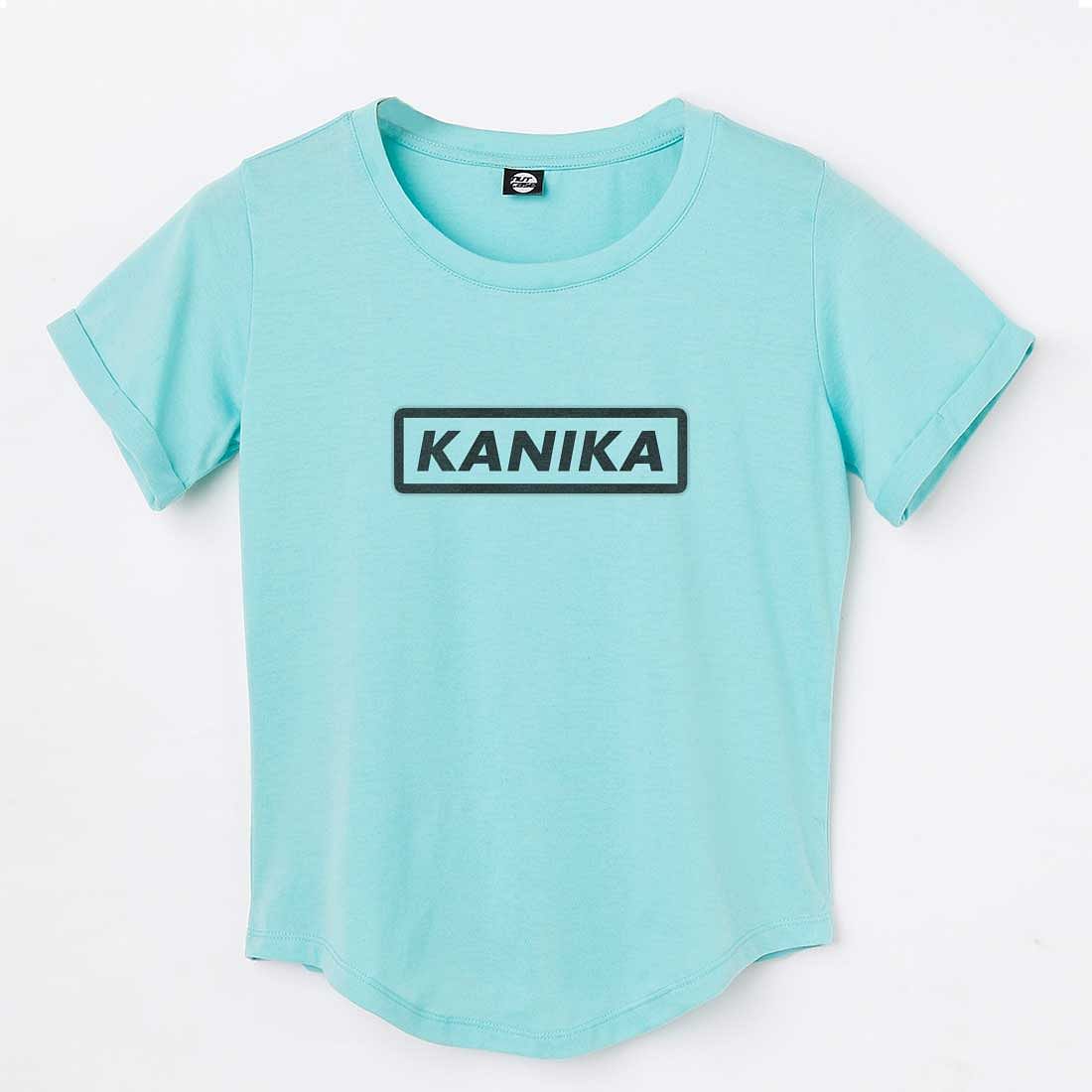 Feminine Rectangle Name Personalized T-shirt For Women Nutcase