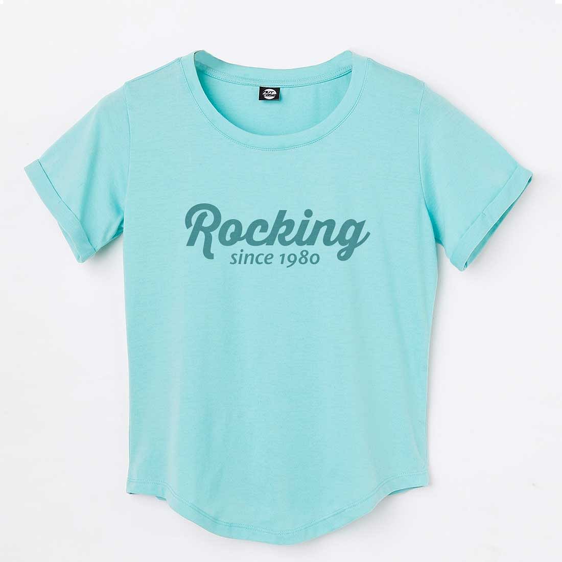 Rocking Since Personalized T-shirt For Women Nutcase