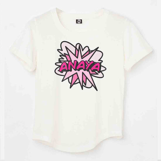 Pop Art Personalized T-shirt For Women Nutcase