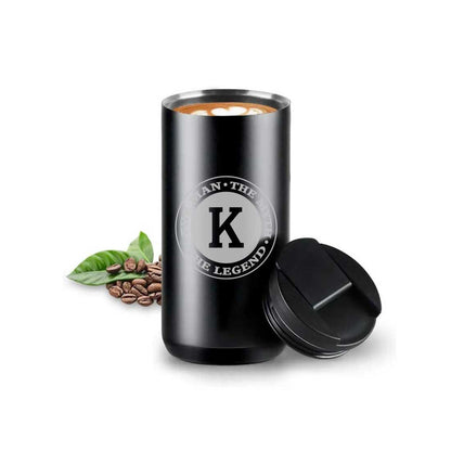 Customised Tea and Coffee Thermos Tumbler with Lid for Travelling Office Engraved Sipper Flask