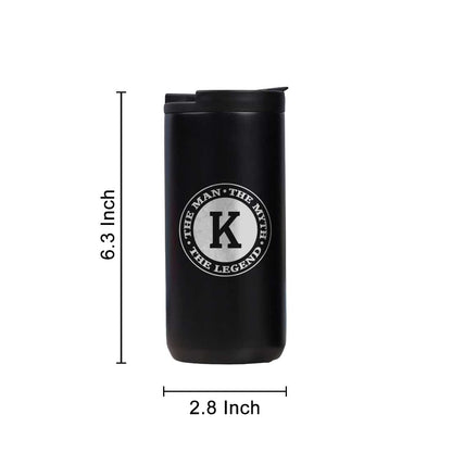 Customised Tea and Coffee Thermos Tumbler with Lid for Travelling Office Engraved Sipper Flask