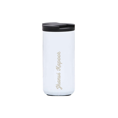 Customised Tea Coffee Tumbler for Travelling Sipper Flask (400 ML) - Add Name