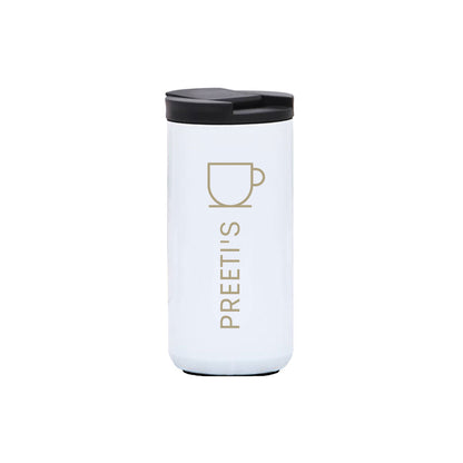 Customized Small Coffee Tumbler Cup for Office Travel Home  (400 ML) - Tea Lover