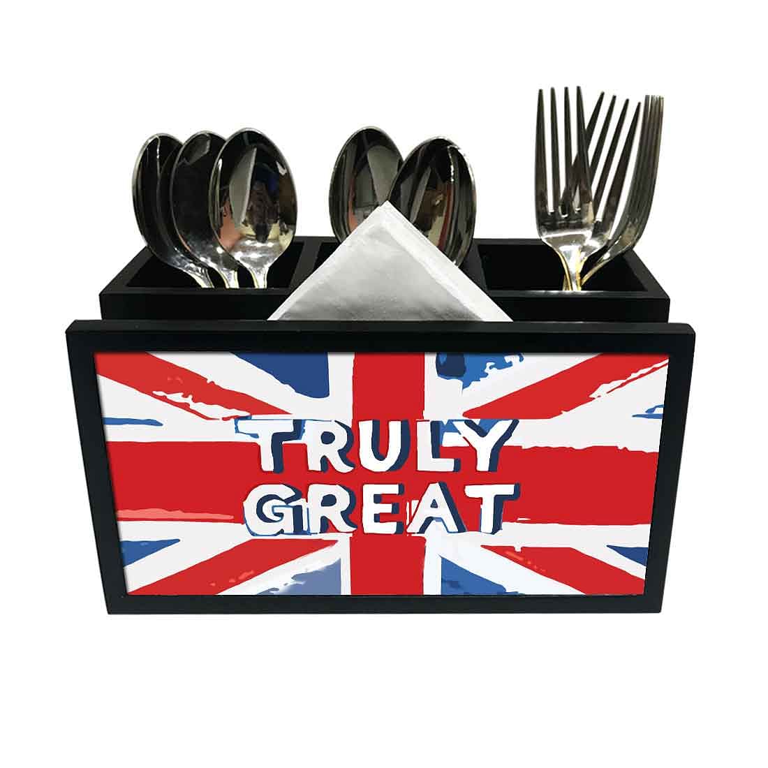 Cutlery Tissue Holder Napkin Stand -  Truly Great Nutcase