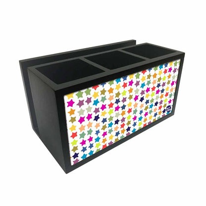 Cutlery Tissue Holder Napkin Stand -  Mini Color Star Nutcase