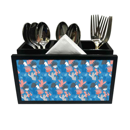 Cutlery Tissue Holder Napkin Stand -  Cactus Nutcase