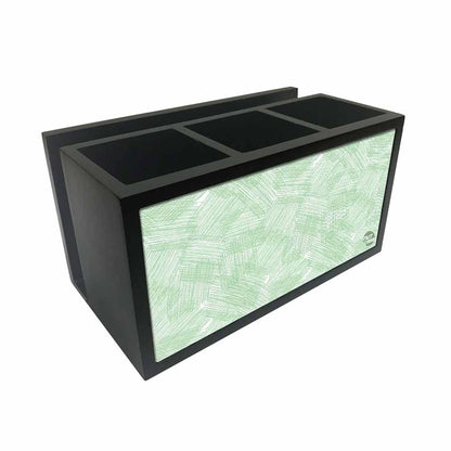 Cutlery Tissue Holder Napkin Stand -  Green Shade Nutcase