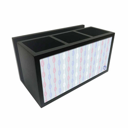 Cutlery Tissue Holder Napkin Stand -  Colorful Dots Line Nutcase