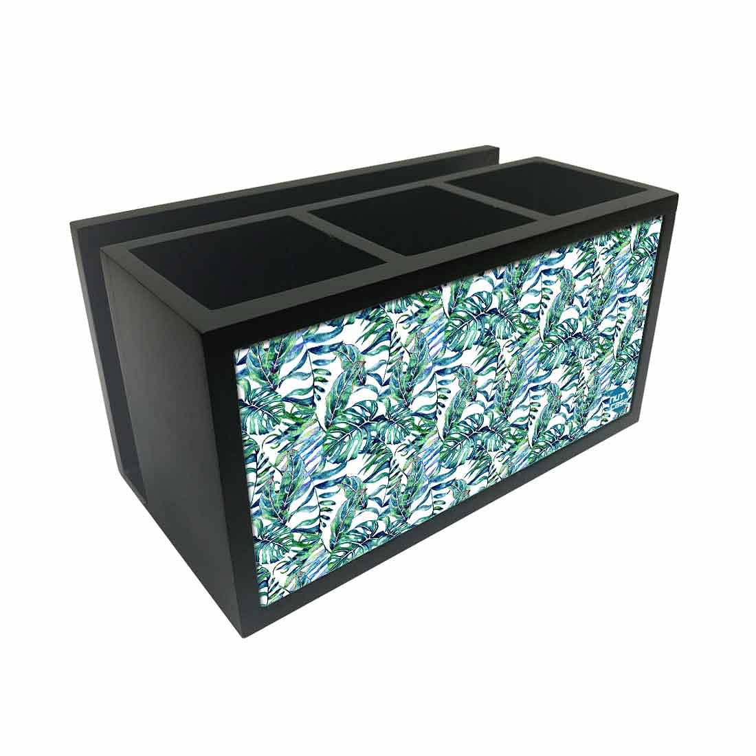 Cutlery Tissue Holder Napkin Stand -  Tropical Leaf Nutcase