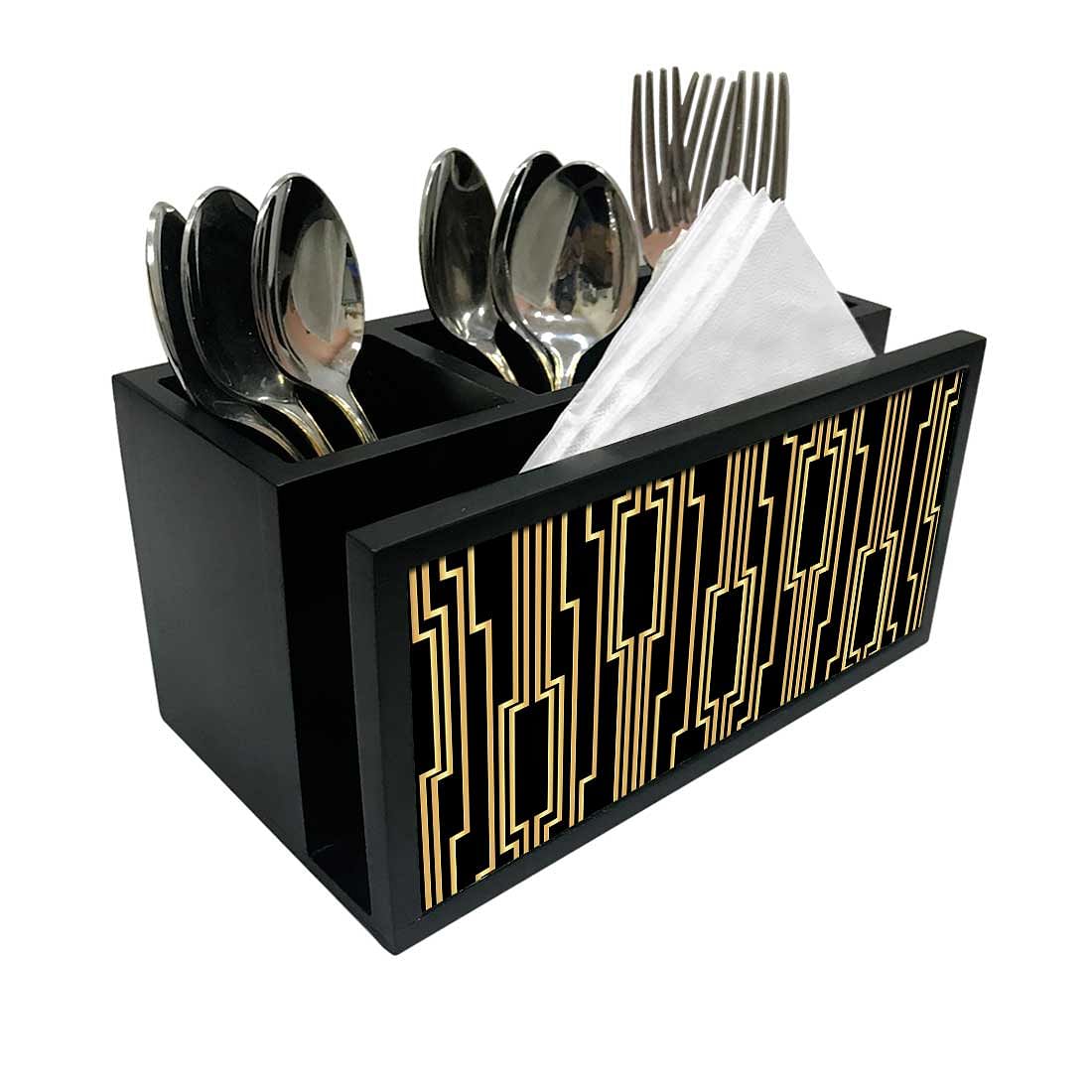 Cutlery Tissue Holder Napkin Stand -  Decor Nutcase