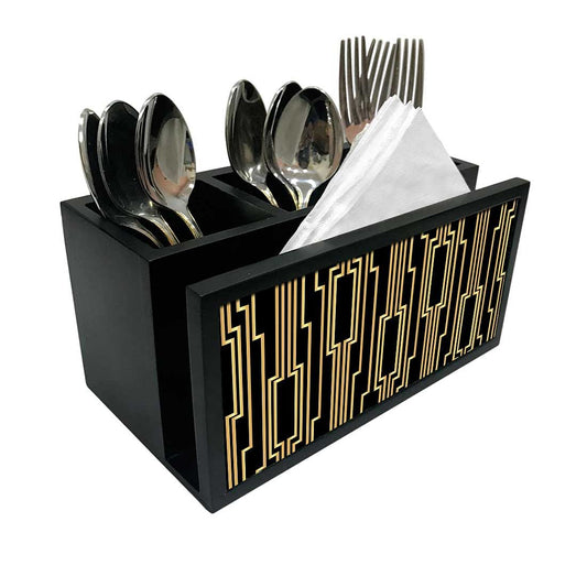 Cutlery Tissue Holder Napkin Stand -  Decor Nutcase