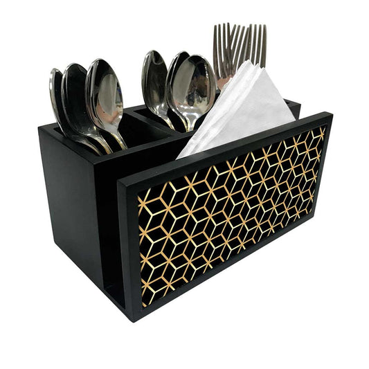 Cutlery Tissue Holder Napkin Stand -  Hexa Nutcase