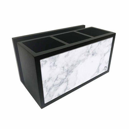 Cutlery Tissue Holder Napkin Stand -  White Marble Nutcase