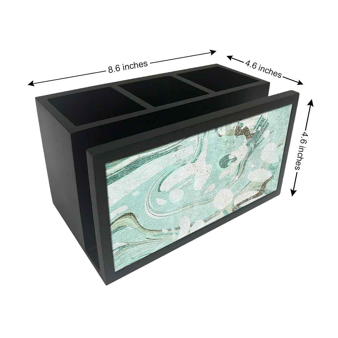 Cutlery Tissue Holder Napkin Stand -  Green Marble Nutcase