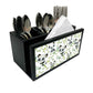 Nutcase Designer Cutlery Tissue Holder Stand Napkin Spoons Forks Knives Organizer - (Cutlery NOT Included) -Made in India - Cute Panda Nutcase